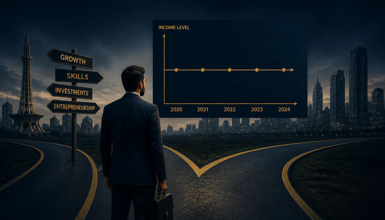 The Salary Trap: Why Pakistanis Stay at the Same Income Level for Years